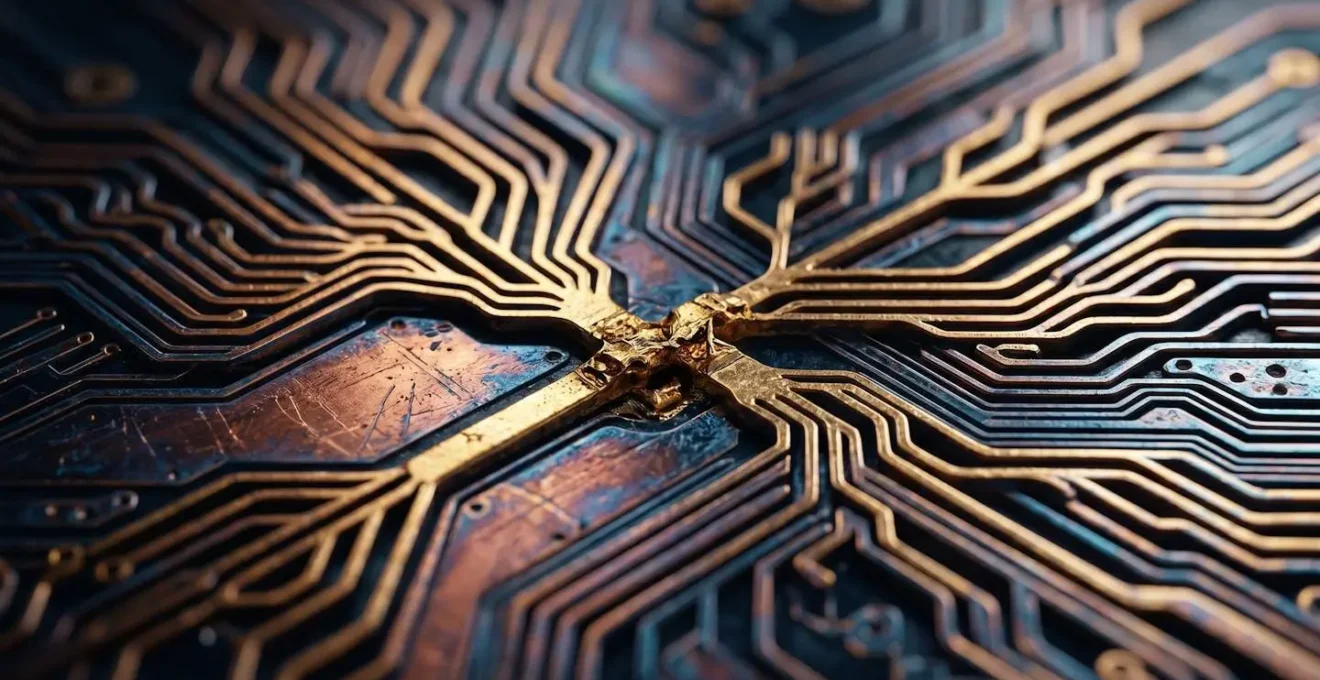 Analyse technique de la structure DOM d'une page web montrant les connexions entre balises et contenus