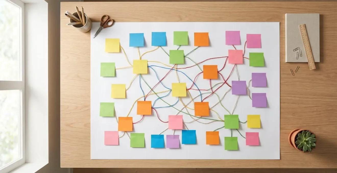 Représentation visuelle des connexions entre entités sémantiques pour l'optimisation SEO