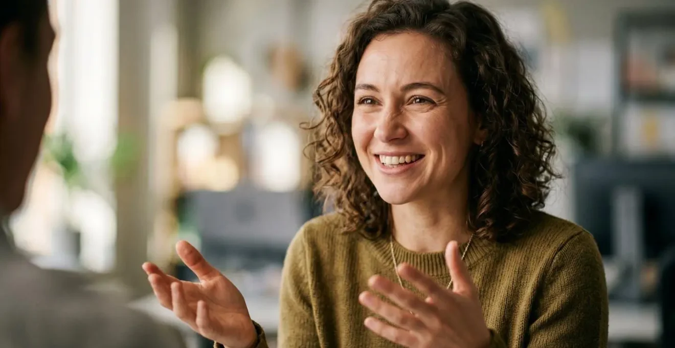 Interaction professionnelle empathique dans un environnement de service client